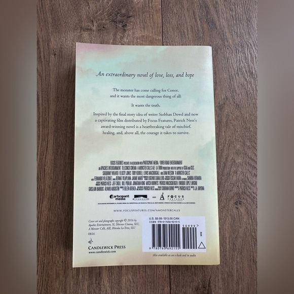 A Monster Calls by Patrick Ness Book - Picture 7 of 7